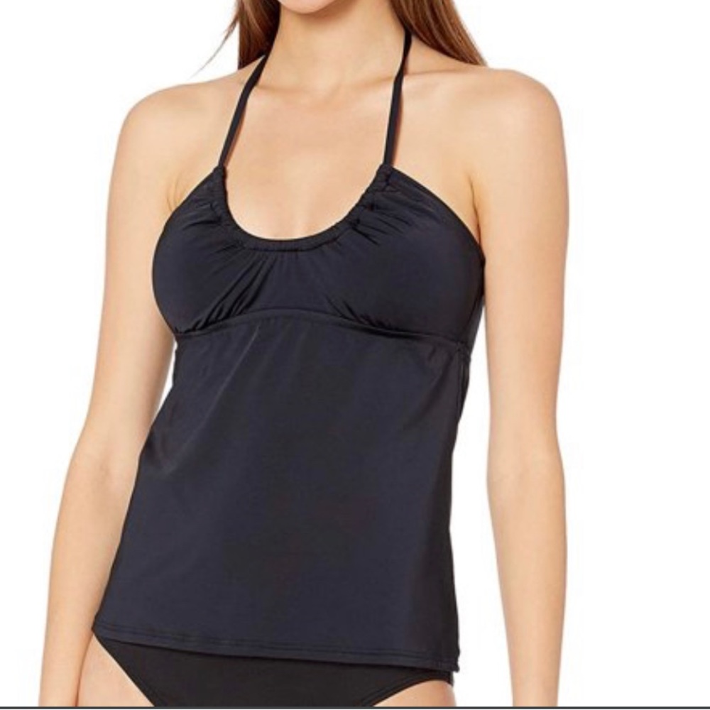 [Trina Turk] black tankini top